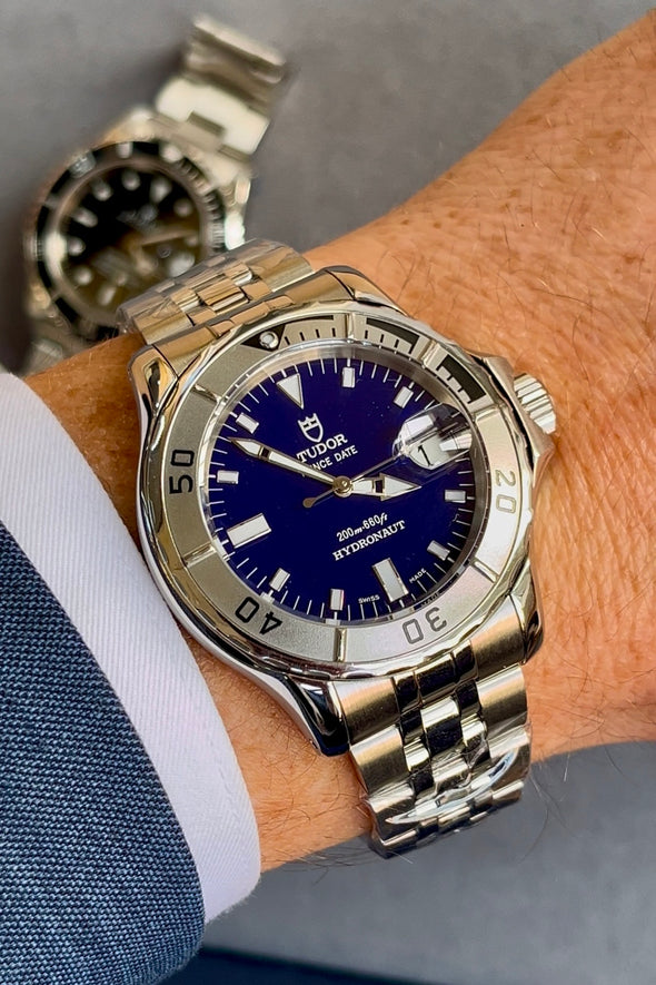 Tudor Hydronaut 89190P Rare blue dial watch