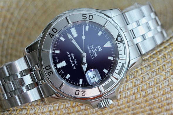 Tudor Hydronaut 89190P Rare blue dial watch