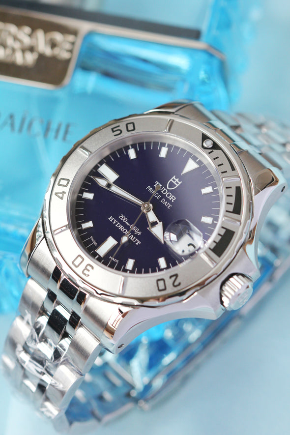 Tudor Hydronaut 89190P Rare blue dial watch