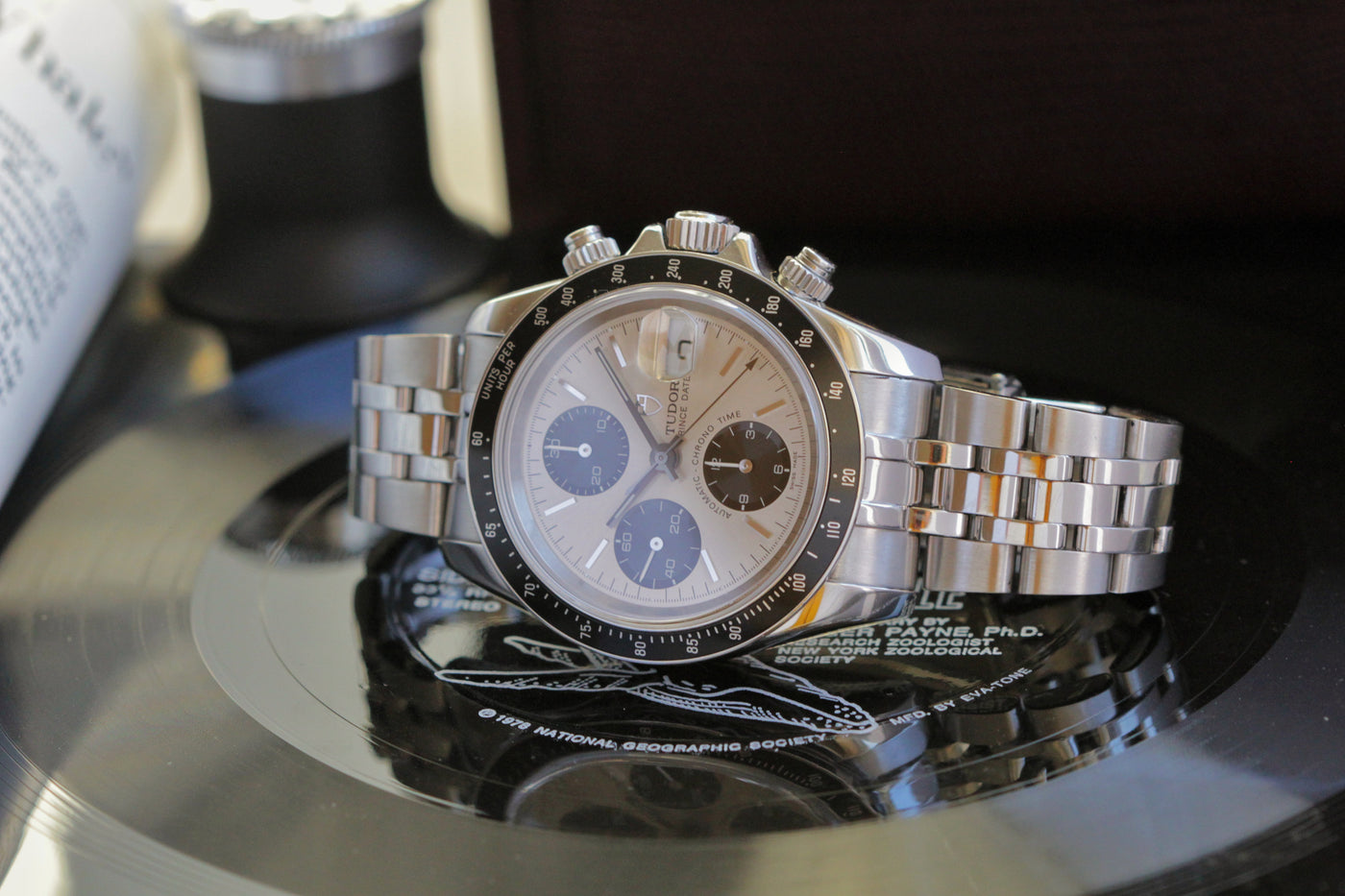 Tudor Prince Date Chronograph 79260 Daytona Panda Dial mayfairwatch